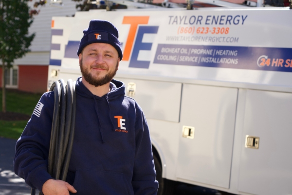 Taylor Energy professional HVAC technician