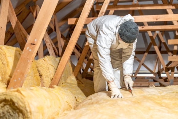 thermal insulation installation at home